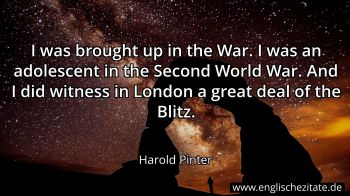 Englisches Zitat von Harold Pinter als Bild