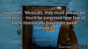 Englisches Zitat von Harold Prince als Bild