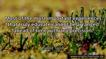 Englisches Zitat von Harold Taylor als Bild
