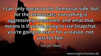 Englisches Zitat von Harper Reed als Bild