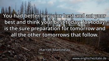 Englisches Zitat von Harriet Martineau als Bild