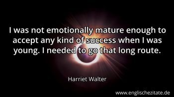 Englisches Zitat von Harriet Walter als Bild