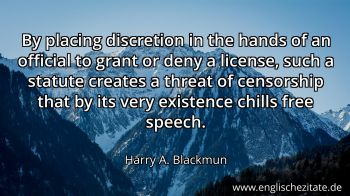 Englisches Zitat von Harry A. Blackmun als Bild
