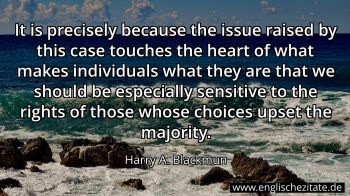 Englisches Zitat von Harry A. Blackmun als Bild