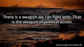 Englisches Zitat von Harry Bridges als Bild