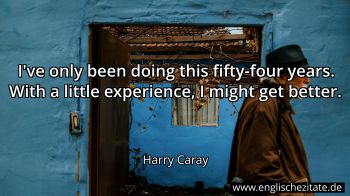 Englisches Zitat von Harry Caray als Bild