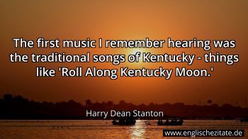Englisches Zitat von Harry Dean Stanton als Bild