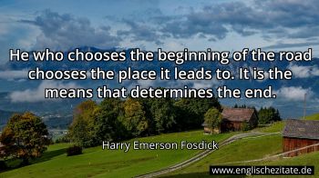 Englisches Zitat von Harry Emerson Fosdick als Bild