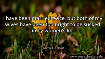 Englisches Zitat von Harry Harlow als Bild