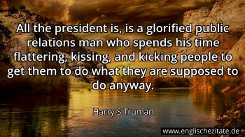 Englisches Zitat von Harry S Truman als Bild