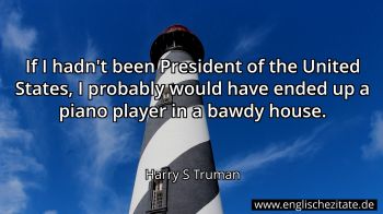 Englisches Zitat von Harry S Truman als Bild