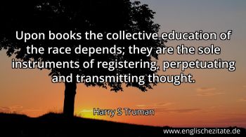 Englisches Zitat von Harry S Truman als Bild