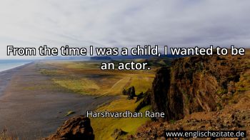 Englisches Zitat von Harshvardhan Rane als Bild