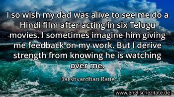 Englisches Zitat von Harshvardhan Rane als Bild