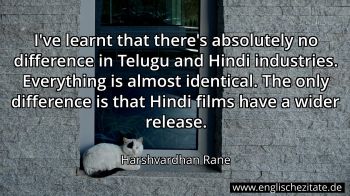Englisches Zitat von Harshvardhan Rane als Bild