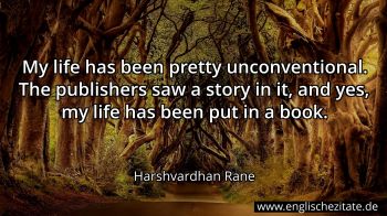 Englisches Zitat von Harshvardhan Rane als Bild