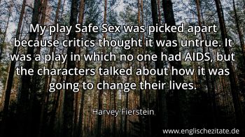 Englisches Zitat von Harvey Fierstein als Bild