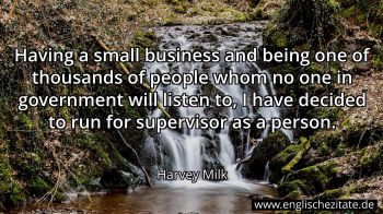 Englisches Zitat von Harvey Milk als Bild