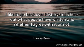Englisches Zitat von Harvey Pekar als Bild