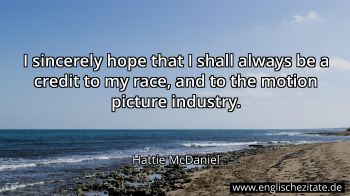 Englisches Zitat von Hattie McDaniel als Bild