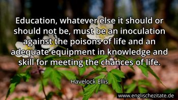 Englisches Zitat von Havelock Ellis als Bild