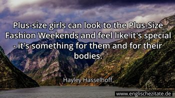 Englisches Zitat von Hayley Hasselhoff als Bild