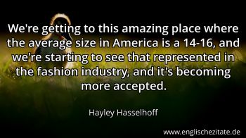 Englisches Zitat von Hayley Hasselhoff als Bild
