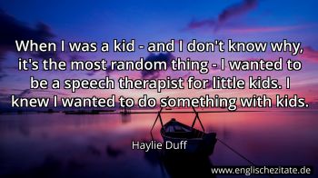 Englisches Zitat von Haylie Duff als Bild