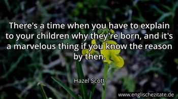 Englisches Zitat von Hazel Scott als Bild