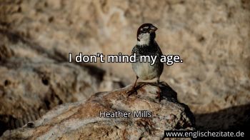 Englisches Zitat von Heather Mills als Bild