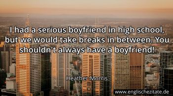 Englisches Zitat von Heather Morris als Bild