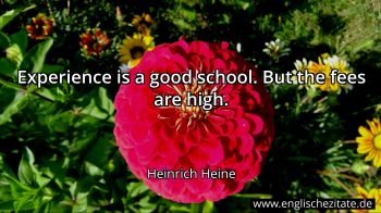Englisches Zitat von Heinrich Heine als Bild