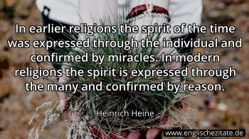 Englisches Zitat von Heinrich Heine als Bild
