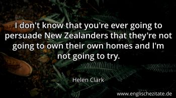 Englisches Zitat von Helen Clark als Bild