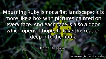 Englisches Zitat von Helen Dunmore als Bild