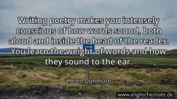 Englisches Zitat von Helen Dunmore als Bild
