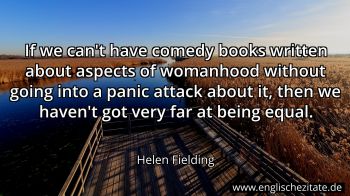 Englisches Zitat von Helen Fielding als Bild