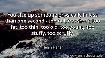 Englisches Zitat von Helen Fisher als Bild