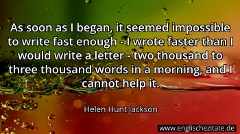 Englisches Zitat von Helen Hunt Jackson als Bild
