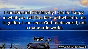 Englisches Zitat von Helen Keller als Bild