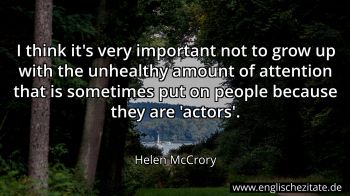 Englisches Zitat von Helen McCrory als Bild