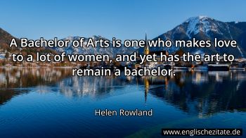 Englisches Zitat von Helen Rowland als Bild