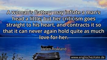 Englisches Zitat von Helen Rowland als Bild