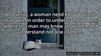 Englisches Zitat von Helen Rowland als Bild