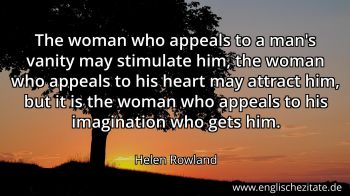 Englisches Zitat von Helen Rowland als Bild