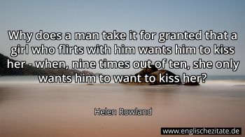 Englisches Zitat von Helen Rowland als Bild