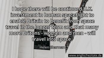 Englisches Zitat von Helen Sharman als Bild