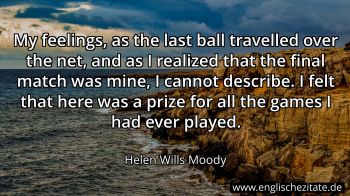 Englisches Zitat von Helen Wills Moody als Bild