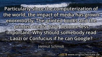 Englisches Zitat von Helmut Schmidt als Bild
