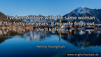 Englisches Zitat von Henny Youngman als Bild
